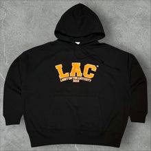 画像をギャラリービューアに読み込む, LAC - UNIVERSITY LOGO OVERSIZED HOODIE - BLACK