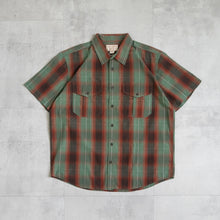 画像をギャラリービューアに読み込む, FILSON WASHED S/S FEARHER CLOTH SHIRT 半袖シャツ ビッグサイズ 大きいサイズ メンズ