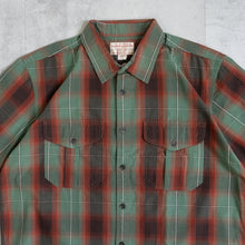 画像をギャラリービューアに読み込む, FILSON WASHED S/S FEARHER CLOTH SHIRT 半袖シャツ ビッグサイズ 大きいサイズ メンズ