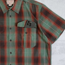 画像をギャラリービューアに読み込む, FILSON WASHED S/S FEARHER CLOTH SHIRT 半袖シャツ ビッグサイズ 大きいサイズ メンズ