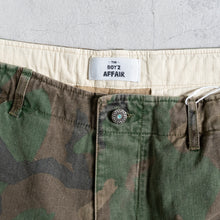 画像をギャラリービューアに読み込む, MAN PATCHWORK SHORT CARGO PANTS  (B)- CAMOUFLAGE -