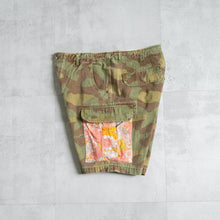 Load image into Gallery viewer, MAN PATCHWORK SHORT CARGO PANTS (D) - NEW CAMOUFLAGE -