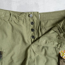 画像をギャラリービューアに読み込む, MAN PATCHWORK SHORT CARGO PANTS ショートカーゴパンツ カーキ 大きいサイズ ビッグサイズ 大きいサイズメンズ テングストア大阪