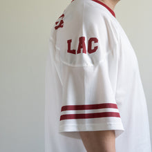 Load image into Gallery viewer, テングストア大阪 LACMESH FOOTBALL BIG TEE ホワイト メッシュTシャツ 大きいサイズメンズ テングストア大阪