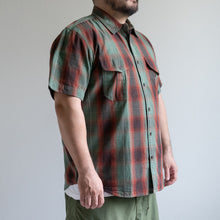画像をギャラリービューアに読み込む, FILSON WASHED S/S FEARHER CLOTH SHIRT 半袖シャツ ビッグサイズ 大きいサイズ メンズ