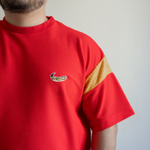 画像をギャラリービューアに読み込む, masterkey マスターキーANDY FOOTBALL SHIRTS レッド Tシャツ メッシュTシャツ ビッグサイズ 大きいサイズメンズ テングストア大阪