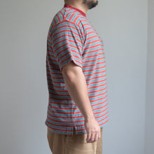 画像をギャラリービューアに読み込む, TOWN CRAFT HEAVY PILE BORDER TEE ワイン パイルTシャツ 大きいサイズ ビッグサイズ 大きいサイズメンズ テングストア大阪