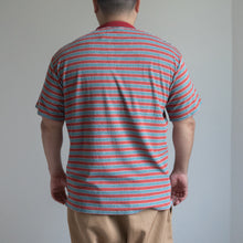 画像をギャラリービューアに読み込む, TOWN CRAFT HEAVY PILE BORDER TEE ワイン パイルTシャツ 大きいサイズ ビッグサイズ 大きいサイズメンズ テングストア大阪