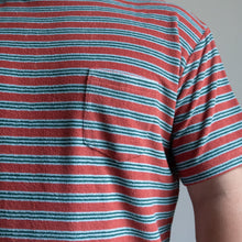 画像をギャラリービューアに読み込む, TOWN CRAFT HEAVY PILE BORDER TEE ワイン パイルTシャツ 大きいサイズ ビッグサイズ 大きいサイズメンズ テングストア大阪