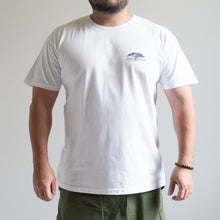 画像をギャラリービューアに読み込む, KHAKI JUNGLE PRINTED CREW TEE SAFARI フラミンゴ/ホワイト Tシャツ バックプリント ビッグサイズ 大きいサイズメンズ テングストア大阪