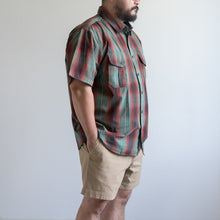画像をギャラリービューアに読み込む, FILSON WASHED S/S FEARHER CLOTH SHIRT 半袖シャツ ビッグサイズ 大きいサイズ メンズ