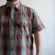 画像をギャラリービューアに読み込む, FILSON WASHED S/S FEARHER CLOTH SHIRT 半袖シャツ ビッグサイズ 大きいサイズ メンズ