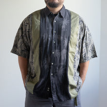 画像をギャラリービューアに読み込む, LIGHT ON THE ANTI CITY REMAKE SHIRTS LACオリジナルリメイクシャツ パッチワークシャツ 大きいサイズ ビッグサイズ 大きいいサイズメンズ テングストア大阪
