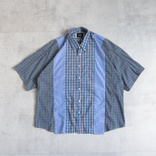 画像をギャラリービューアに読み込む, LIGHT ON THE ANTI CITY REMAKE SHIRTS LACオリジナルリメイクシャツ パッチワークシャツ 大きいサイズ ビッグサイズ 大きいいサイズメンズ テングストア大阪