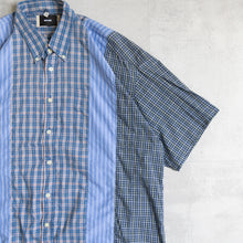 画像をギャラリービューアに読み込む, LIGHT ON THE ANTI CITY REMAKE SHIRTS LACオリジナルリメイクシャツ パッチワークシャツ 大きいサイズ ビッグサイズ 大きいいサイズメンズ テングストア大阪