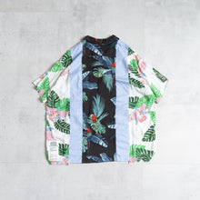 Load image into Gallery viewer, LIGHT ON THE ANTI CITY REMAKE SHIRTS LACオリジナルリメイクシャツ パッチワークシャツ 大きいサイズ ビッグサイズ 大きいいサイズメンズ テングストア大阪