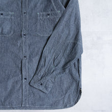 画像をギャラリービューアに読み込む, NIGEL CABOURN NEW MEDICAL SHIRT インディゴ シャツ 大きいサイズ メンズ テングストア大阪