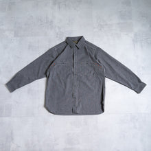 画像をギャラリービューアに読み込む, NIGEL CABOURN NEW MEDICAL SHIRT チャコールグレイ シャツ 大きいサイズ メンズ テングストア大阪