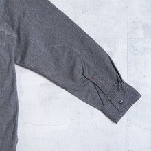画像をギャラリービューアに読み込む, NIGEL CABOURN NEW MEDICAL SHIRT チャコールグレイ シャツ 大きいサイズ メンズ テングストア大阪