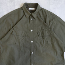 画像をギャラリービューアに読み込む, FUJITO A/W FATIGUE SHIRT カーキ 大きいサイズ メンズ シャツ テングストア大阪