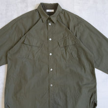 画像をギャラリービューアに読み込む, FUJITO A/W FATIGUE SHIRT カーキ 大きいサイズ メンズ シャツ テングストア大阪
