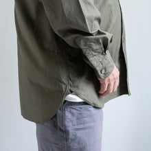 画像をギャラリービューアに読み込む, FUJITO A/W FATIGUE SHIRT カーキ 大きいサイズ メンズ シャツ テングストア大阪