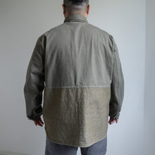 画像をギャラリービューアに読み込む, NIGEL CABOURN UTILITY SHIRT TYPE2  10oz DENIM グリーン シャツ 大きいサイズ メンズ テングストア大阪