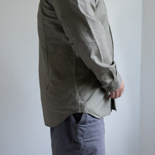 画像をギャラリービューアに読み込む, NIGEL CABOURN BRITISH OFFICERS SHIRT ダークグリーン シャツ 大きいサイズ メンズ テングストア大阪