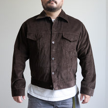 画像をギャラリービューアに読み込む, FUJITO COWBOY JACKET ブラウン メンズシャツ 大きめサイズ テングストア大阪