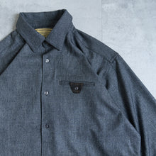 画像をギャラリービューアに読み込む, A/E FLAP POCKET SHIRTS -CHARCOAL -