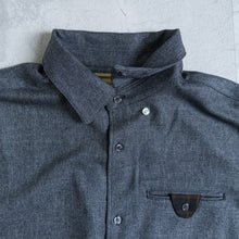 画像をギャラリービューアに読み込む, A/E FLAP POCKET SHIRTS -CHARCOAL -