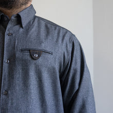 画像をギャラリービューアに読み込む, A/E FLAP POCKET SHIRTS -CHARCOAL -