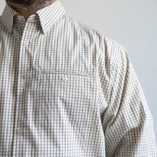 画像をギャラリービューアに読み込む, A/E FLAP POCKET SHIRTS -CHECK IVORY -