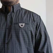 画像をギャラリービューアに読み込む, A/E FLAP POCKET SHIRTS  - CHECK BLACK -