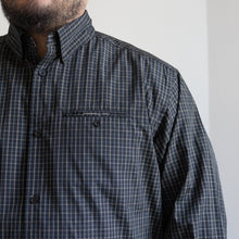 画像をギャラリービューアに読み込む, A/E FLAP POCKET SHIRTS  - CHECK BLACK -