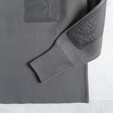 Load image into Gallery viewer, NON DOWN MILITARY CREW KNIT - CHARCOAL -