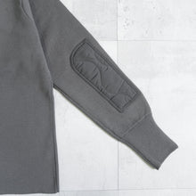 Load image into Gallery viewer, NON DOWN MILITARY CREW KNIT - CHARCOAL -