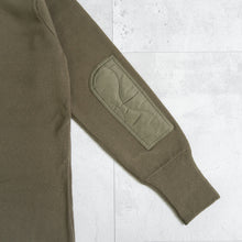 画像をギャラリービューアに読み込む, NON DOWN MILITARY CREW KNIT - D.OLIVE -