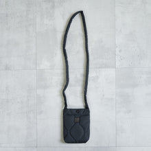 画像をギャラリービューアに読み込む, MILITARY CROSSBODY DOWN BAG - BLACK -