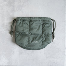 画像をギャラリービューアに読み込む, DRAWSTRING DOWN BAG - D.SAGE GREEN -