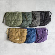 画像をギャラリービューアに読み込む, DRAWSTRING DOWN BAG - D.PURPLE -
