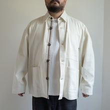 Load image into Gallery viewer, SASHIKO COVERALL - WHITE -
