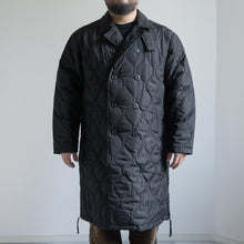 画像をギャラリービューアに読み込む, MILITARY W BREASTED LONG DOWN - BLACK -