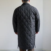 画像をギャラリービューアに読み込む, MILITARY W BREASTED LONG DOWN - BLACK -