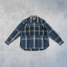 画像をギャラリービューアに読み込む, HORIZONTAL PANEL CAMP SHIRTS -BLUE CHECK -