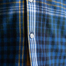 画像をギャラリービューアに読み込む, HORIZONTAL PANEL CAMP SHIRTS -BLUE CHECK -