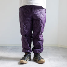 Load image into Gallery viewer, MILITARY SOFT SHELL DOWN PANTS - D.PURPLE -