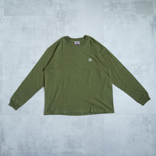 Load image into Gallery viewer, EMB LOGO LS TEE -OLIVE-