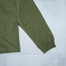 Load image into Gallery viewer, EMB LOGO LS TEE -OLIVE-