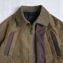 画像をギャラリービューアに読み込む, MOON TWEED 3 LAYERED JACKET - OLIVE -